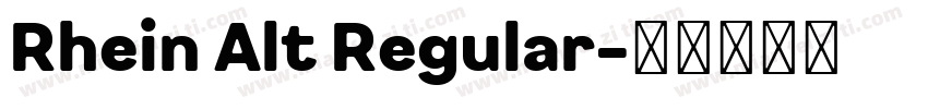 Rhein Alt Regular字体转换